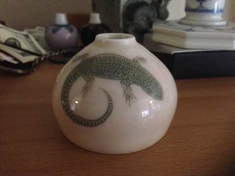 Bing & Grøndahl Art Nouveau Vase med Firben