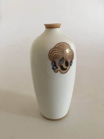 Bing & Grøndahl Art Nouveau Unika Vase af Marie Smith No P23/123 svampe