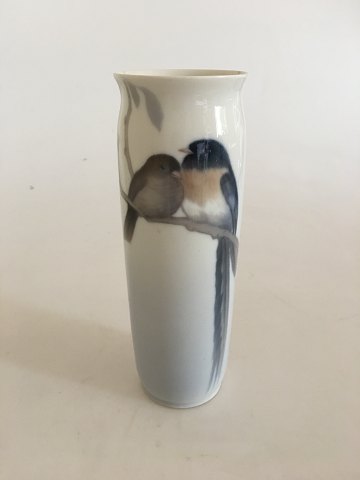 Bing & Grøndahl Art Nouveau Vase med Papegøjer No 6168/121