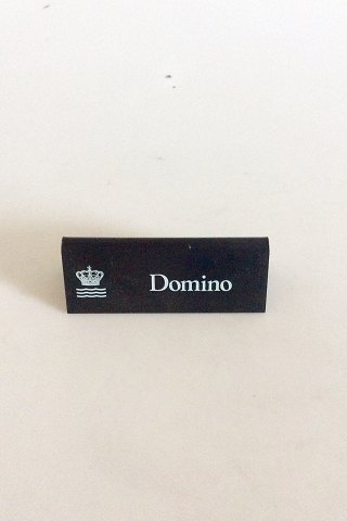 Royal Copenhagen Forhandler Reklame Skilt i Plastik "Domino"