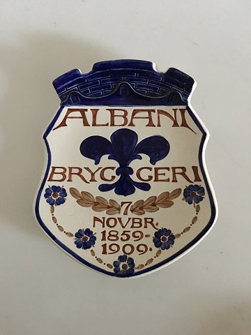 Aluminia Fajance Albani Bryggeri 7 Novbr. 1859-1909 Platte.