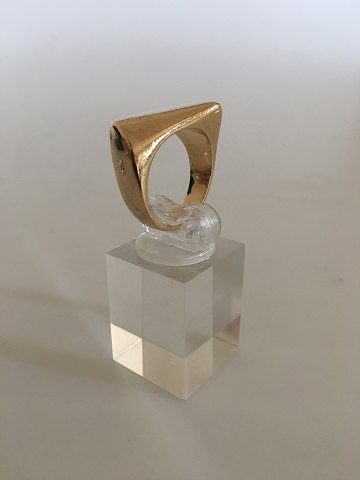 Georg Jensen 18K Guld Ring No 1141 af Henning Koppel