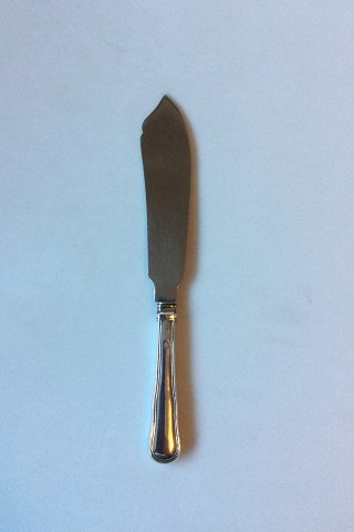 Dobbeltriflet Lagkagekniv i Sølv og Rustfrit Stål