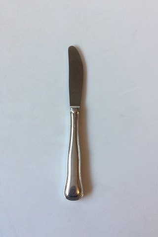 Dobbeltriflet Cohr Sølvplet Spisekniv med skær