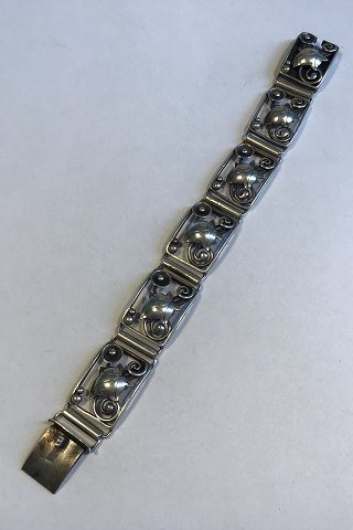 Armlænke, sølv, (830), leddelt