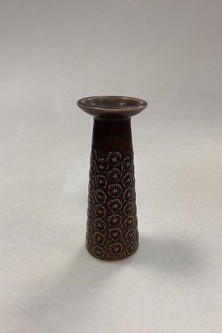 Bing og Grøndahl Brun Azur Lysestage / Vase