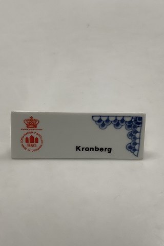 Bing og Grøndahl Forhandler Skilt Kronberg