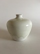 Rørstrand Art Nouveau Vase Krystal glasur lysegrøn/hvid