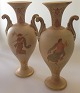 Par P. Ipsen Græske vase Store 37cm med farvede motiver