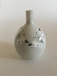 Heubach Art Nouveau Vase med Sommerfugle motiv
