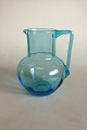 Fyens Glasværk Kande i blåt glas