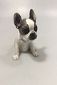 Rosenthal Tysk Porcelæns Hund Fransk Bulldog hvalp