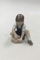 Bing & Grøndahl Figur af dreng med byggeklodser No 2306