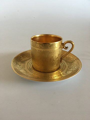 Tirschenreuth Porcelæns Kop i Guld