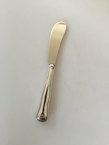 Cohr Dobbeltriflet Sølv Smørkniv med stålblad