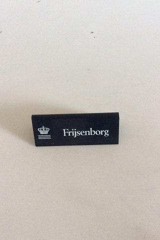 Royal Copenhagen Forhandler Reklame Skilt i Plastik "Frijsenborg"