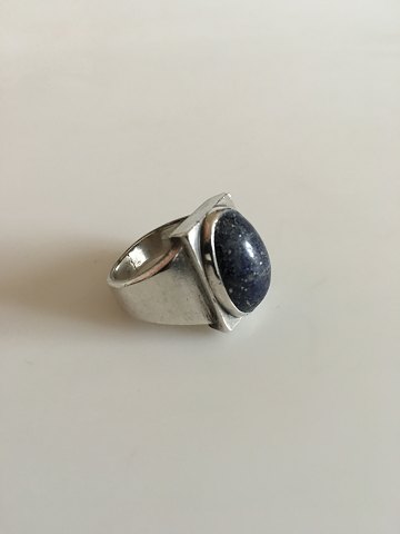 Georg Jensen Sterling Sølv Ring No 84A med Lapis Lazuli