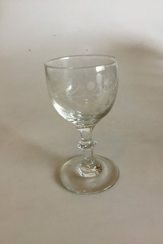 Svensk glas Egeløv Hedvinsglas