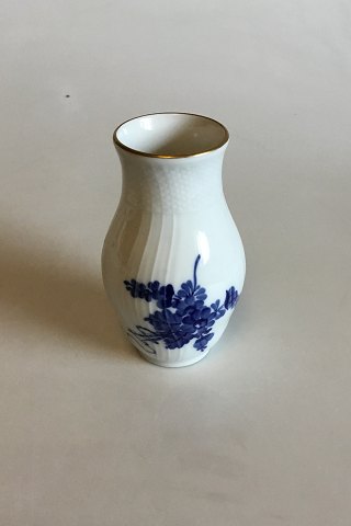 Royal Copenhagen Blå Blomst med Guldkant Vase No 1803