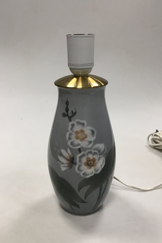 Bing & Grøndahl Art Nouveau Vase omformet til lampe No 341/5249