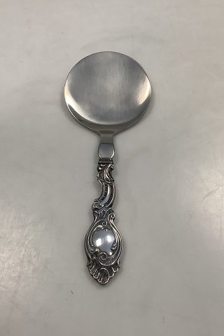 Rund Serveringsspade i Sølv / Stål med ornamentik