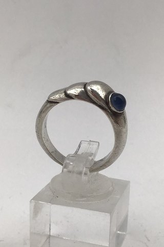 Georg Jensen Sterling Sølv Ring (No. 362) Månesten Ole Kortzau