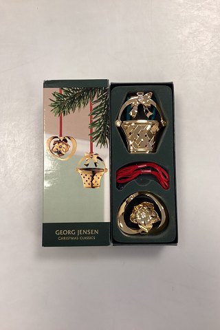 Georg Jensen Christmas Classics Julepynt 2008 - Julerose og Blomsterkurv