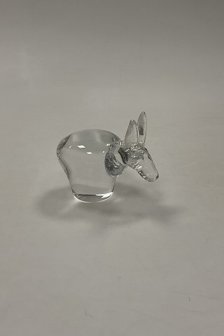 Holmegaard Glas Figur af Æsel