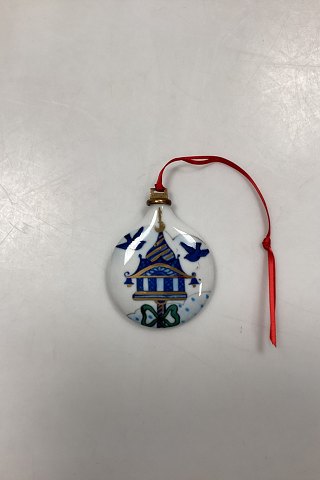 Royal Copenhagen Porcelæn Dråbeornament - Jingle Bells 1988