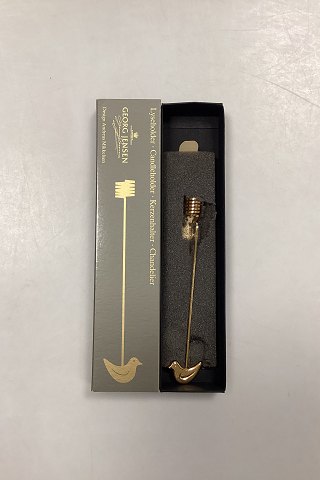 Georg Jensen Golden Christmas Lyseholder - Fugl 1991