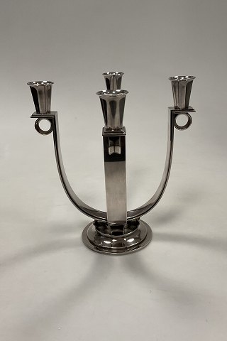 Georg Jensen Sterling Sølv 4-Armet Lysestage No. 623 B