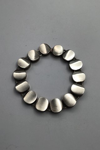 Georg Jensen Sterling Sølv Armlænke No. 124 (Nanna Ditzel)