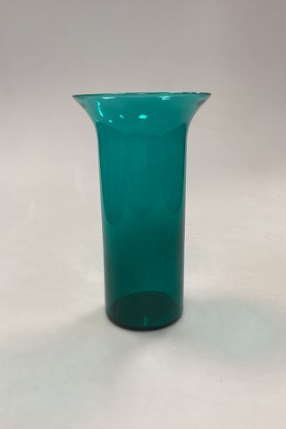 Grøn cylindrisk Glasvase, stor
