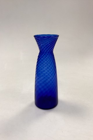 Fyens Glasværk Blå Blomsterløg Vase 
