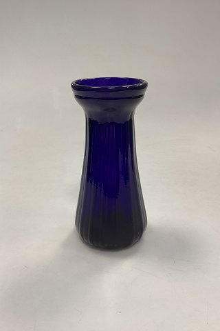 Koboltblå Blomsterløg Vase Holmegaard / Kastrup / Fyens Glasværk
