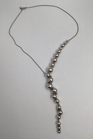 Georg Jensen Sterling Sølv Moonlight Grapes Halskæde
