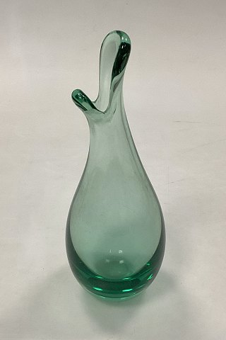 Holmegaard Duckling / Næb-Vase af grønt glas