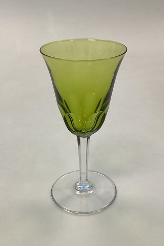 Holmegaard / Val Saint Lambert  Harald Grønne Hvidvinsglas