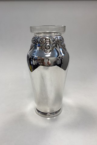 Art Nouveau / Deco Sølvplet Vase