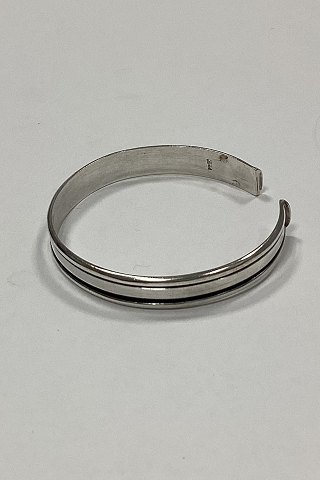 Moderne åben Armring i Sterling Sølv