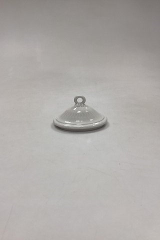Royal Copenhagen Hvid Vifte Låg til Sukkerskål No. 11561