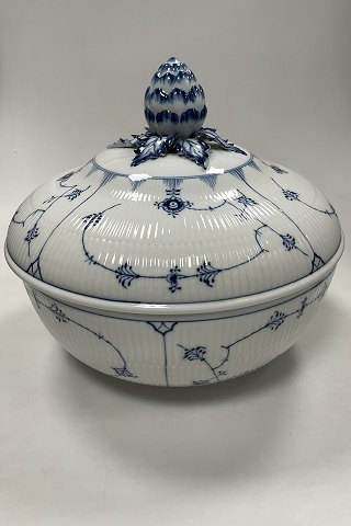 Royal Copenhagen Musselmalet Riflet Stor Jubilæums Punch Bowle No 189