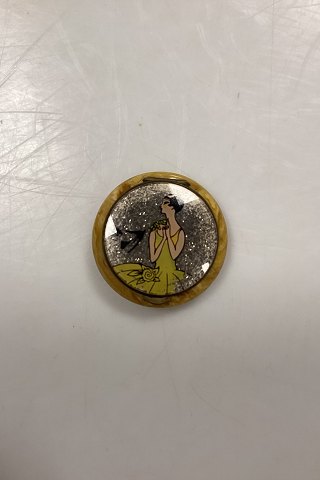 Art Deco Pilleæske med Spejl