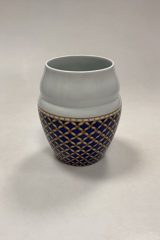 Royal Copenhagen Liselund Mørkeblå Vase No. 678