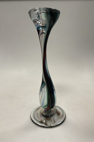 Holmegaard Royal Copenhagen Glas Lysestage af Per Lutken i 1991 No. 3565