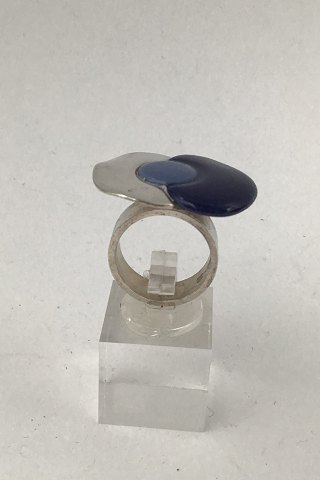 Royal Copenhagen / A Michelsen Porcelæn / Sterling Sølv Ring