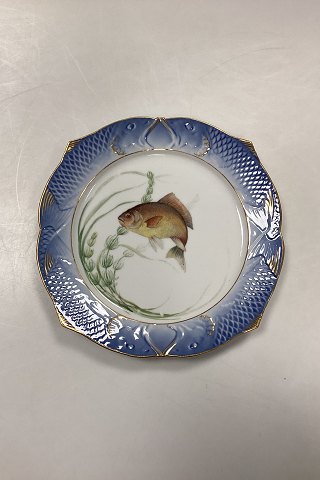Royal Copenhagen Blåt Fiskestel Tallerken No. 19/3002