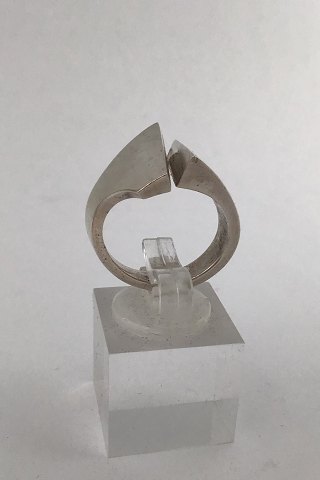Bent Knudsen Sterling Sølv Moderne Ring