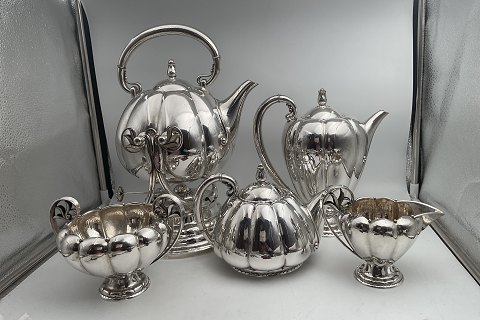 Georg Jensen Sterling Sølv 5 dele The og Kaffe sæt No. 179