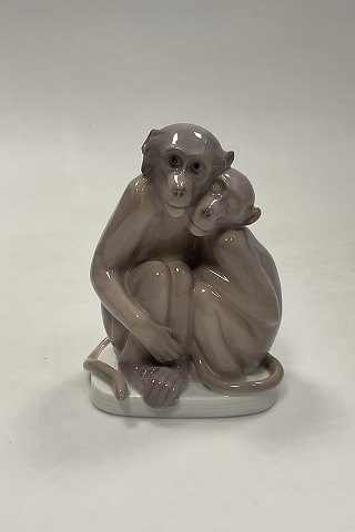 Bing og Grøndahl Figur af 2 aber No. 1647
